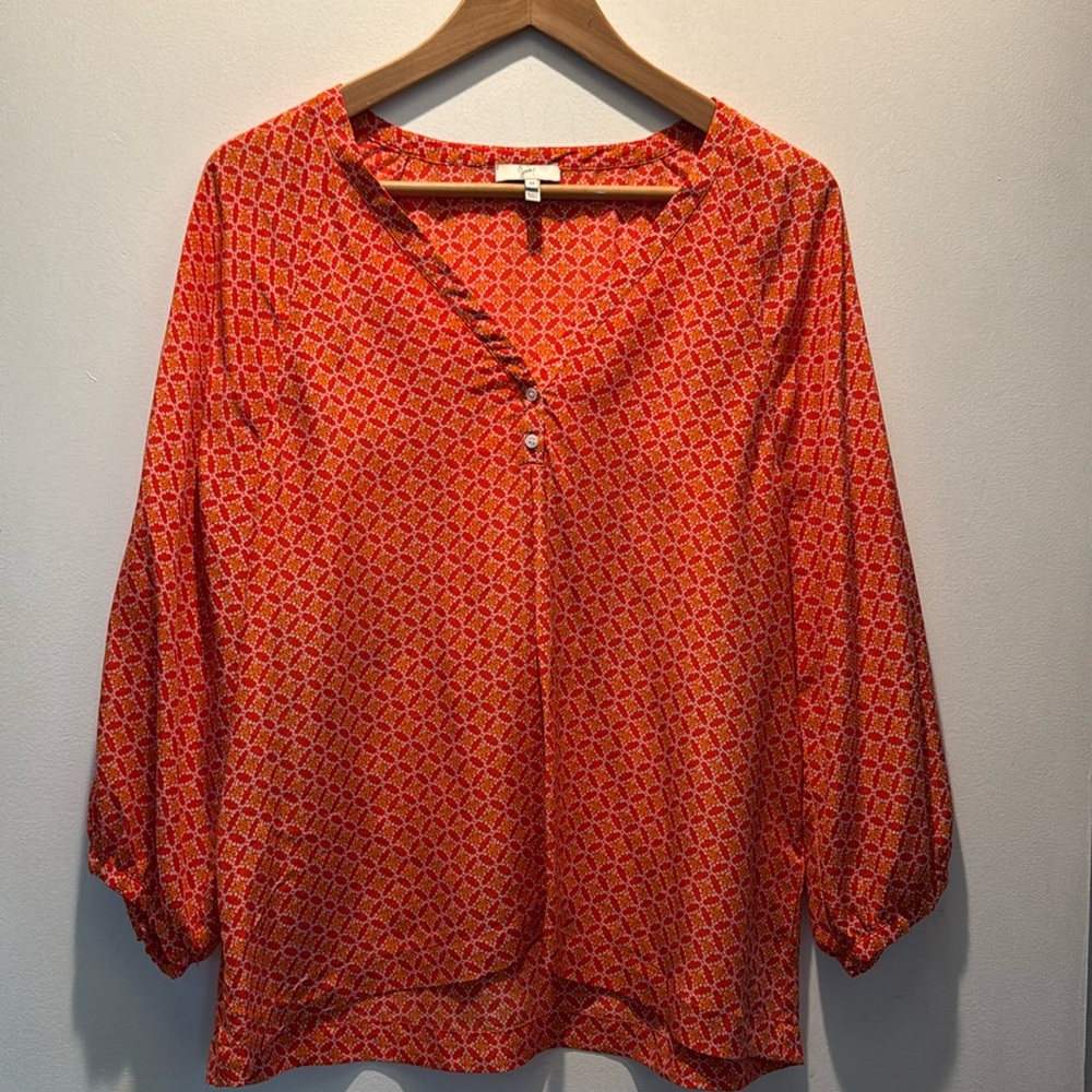 Joie Silk Floral Print Blouse